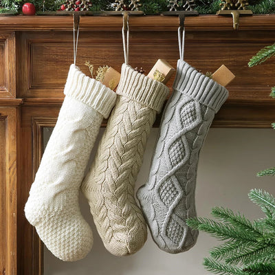 3/4 Pack Minimal Christmas Stockings