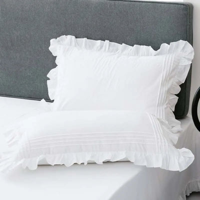 Elegant Ruffled Edge Pillow Covers