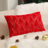 Plush Christmas Tree Cushion Cover