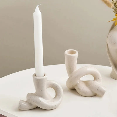 Aesthetic Knot Shape Candle Holder