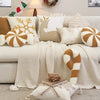 Beige and Gold Christmas Cushions