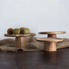 High Stand Wooden Cake Plate and Serving Tray