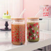 Heart Printed Glass Tumbler