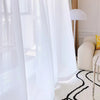 Graceful White Super Soft Window Tulle Curtains